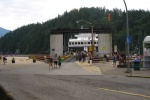 Children arriving for school Snug Cove