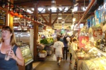 Busy public market in Vancouver