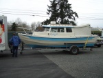 (catdogcat) Hooking the boat up @ Lake Stevens