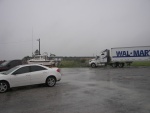 Sleepin' by the Wal-Mart Truck Friday nite.