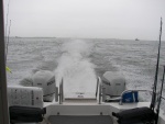 Sat. Eve, 6/30, finally on the water!! 'Got dark quick and had to dodge shallow water, abandoned oil rigs and oyster beds, so called it quits early.