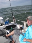 Oldest son, Christopher, was our resident fishing guide. He set us on fish most of the time and knew all the tricks - well at least more than his old man...