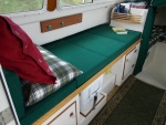 dinette filled to create daybed