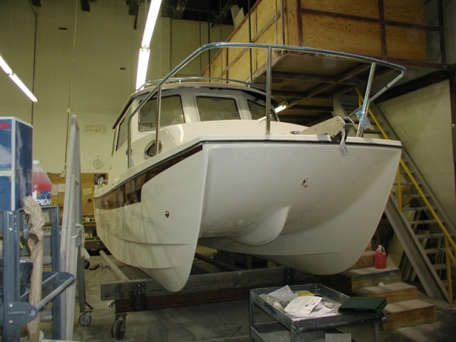 Surprise! Unexpectedly, Boat is near completion, a month early.