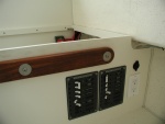 Separate 110v. panels for shore power only loads and inverter pass through loads.