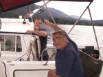 Chris and Pat with Mackinaw Trout - Lake Pend Oreille - 8-19-07
