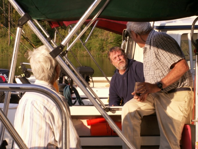 El, Chris and Bill - Lake Pend Oreille - 8-18-07