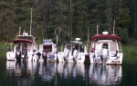 Voyager, Mz Kaye, Halcyon and Daydream - Buttonhook Bay, Lake Pend Oreille - 8-17-07