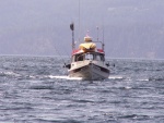 Voyager Running - lake Pend Oreille - 8-18-07