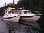 Voyager and Daydream Rafted - Lake Pend Oreille - 8-19-07