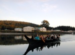 (rogerbum) Makah Whaling canoe - a few Makah & a bunch of (I believe) Japanese exchange students 