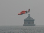 An overpowered C-Dory? Actually, it is Miss Elam flipping during practice for the 2005 Detroit Gold Cup Race.