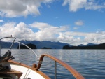 Approaching Zimovia strait on the way to Wrangell.