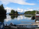 The view north from the Point Baker dock.