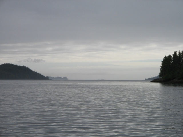 Southbound from Craig on a grey day.