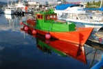 This is a working fishing boat in Prince Rupert B.C.  We saw it again on the way back south. (see page 9 in our album)