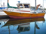 Again, Definate C-Dory lines, looks like somebody slipped on a SeaSport Angler pilothouse. (Friday Harbour)