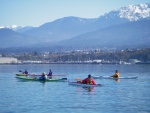 Kayak class, off Ediz Hook, Port Angeles.  One of those 