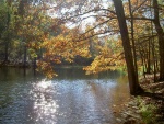 Our lake in the fall.