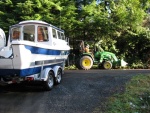 Heading for the barn