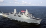 USS New York on Builders Trials