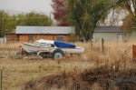 Mystery Boat and Ford tractor