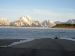 Signal Mt boat ramp on Jackson Lake, Teton National Park 5-16-08