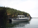 At anchor in Inati Bay.