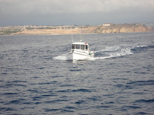 Looking back at Dana Point.