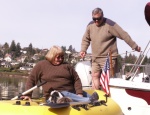 Getting in Dinghy - Another Shot