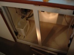 Problem #3, what to do with the locker under the galley area? 