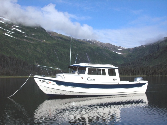 (AnchortownJim) At anchor in Hummer Bay PWS, 7/24/04