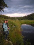 Fishing with Anna, Lee Valley Ranch in the Black Hills of South Dakota