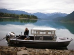 View of Baker Lake from our campsite