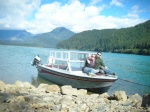 Me and Anna at Baker Lake on the old Catch 22