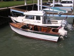 1957 16 ft Barbour with a 1959 Johnson 50hp