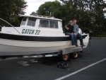 Anna and I after a cruise around lake washington