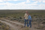 Steve and Karen on Oregon Trail