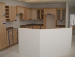 Kitchen already in place when delivered