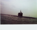 This submarine was the 'Tail-End Charlie' to the OP_SAIL 2000 Parade. We helped with the security boundry.