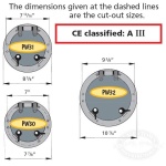 Vetus PW Aluminum Portholes