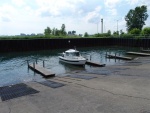 A typical day at one of Detroit's two public docks. Sad for the city but, keeps water traffic down.