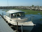 (FreighterGazer) Sitting at the dock on Lake Erie.