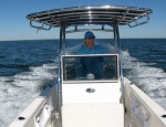 Joan at the helm