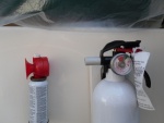 Mounted Fire Ext. & Air Horn (001)