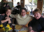 (Pat Anderson) mat, Kas & Patty - having a good time at the Kingfisher Restaurant, West Sound
