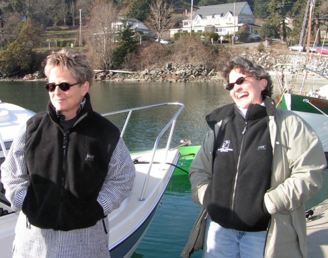 (Pat Anderson) mart n Kas on the dock