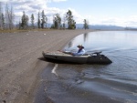 Jo-Lee to shore in Mokai