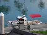 At the fuel dock checking in with the Ko'Olina Harbor Master