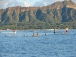 Last lineup of the day just outside Ala Wai Harbor